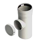 Enkelwandig inspectie-element met dichting