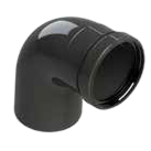 UV-bestendige bocht 87° met EPDM-dichting